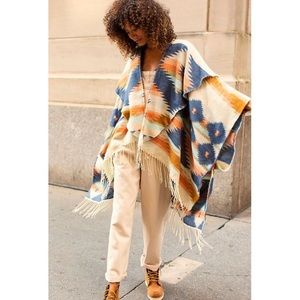 Free People Crossroads Oversized Poncho